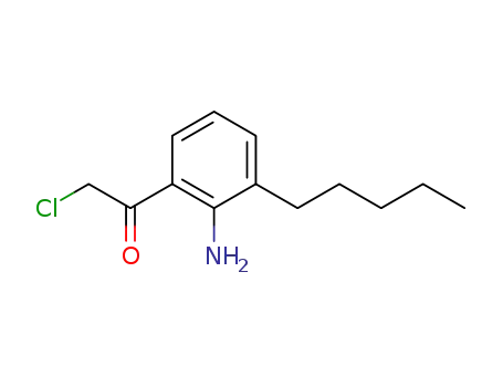 에타논, 1-(2-아미노-3-펜틸페닐)-2-클로로-
