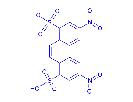 5-Nitro-2-[2-(4-nitro-2-sulfophenyl)ethenyl]benzenesulfonic acid
