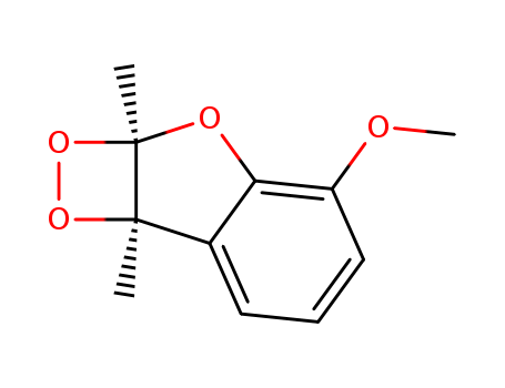 1,2-Dioxeto[3,4-b]benzofuran,2a,7b-dihydro-4-methoxy-2a,7b-dimethyl-