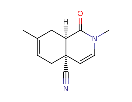 cis-4a-cyano-4a,5,8,8a-tetrahydro-2,7-dimethyl-1(2H)-isoquinolone