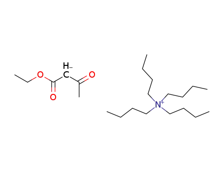Molecular Structure of 39567-07-2 (ethyl tetrabutylammonio acetoacetate)