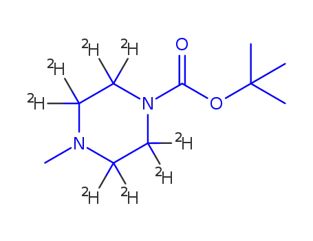 N-Boc-N-methylpiperazine-d8