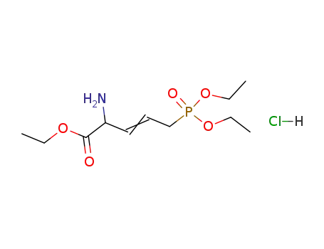 3,4-didehydro-5-diethoxyphosphinyl-DL-norvaline ethyl ester hydrochloride