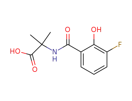 Alanine,  N-(3-fluoro-2-hydroxybenzoyl)-2-methyl-