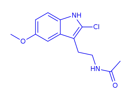 Molecular Structure of 118747-02-7 (2-chloromelatonin)