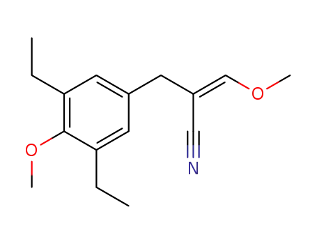 (Z)-2-(3,5-Diethyl-4-methoxy-benzyl)-3-methoxy-acrylonitrile