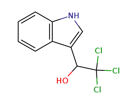 Molecular Structure of 118171-42-9 (2,2,2-trichloro-1-(3-indolyl)ethanol)