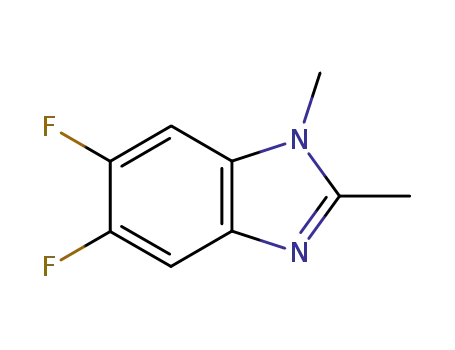 1H-벤즈이미다졸,5,6-디플루오로-1,2-디메틸-(9CI)