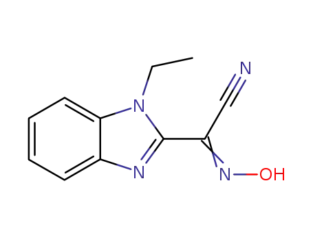 (1-ethyl-1H-benzimidazol-2-yl)(hydroxyimino)acetonitrile