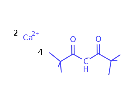 Molecular Structure of 118448-18-3 (BIS(2,2,6,6-TETRAMETHYL-3,5-HEPTANEDIONATO)CALCIUM(II))