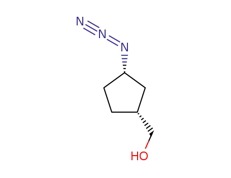 Molecular Structure of 117901-52-7 (((1R,3S)-3-Azido-cyclopentyl)-methanol)