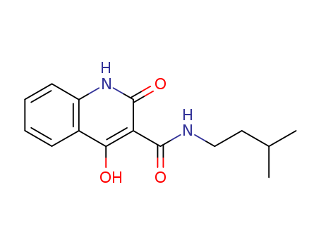 3-QUINOLINECARBOXAMIDE,1,2-DIHYDRO-N-HYDROXY-N-(3-METHYLBUTYL)-2-OXO-