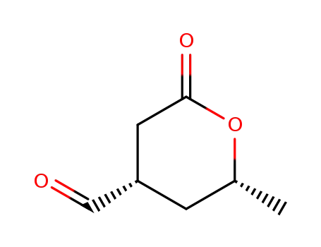 2H-Pyran-4-carboxaldehyde, tetrahydro-2-methyl-6-oxo-, cis- (9CI)