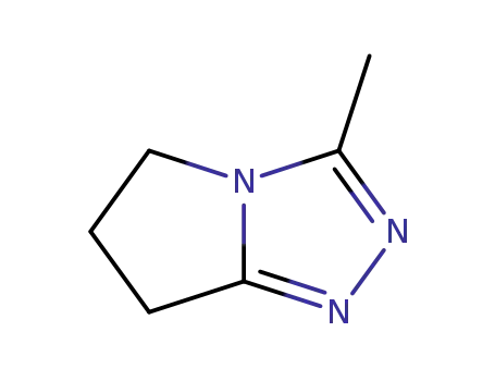 Molecular Structure of 118801-63-1 (5H-Pyrrolo[2,1-c]-1,2,4-triazole,6,7-dihydro-3-methyl-(9CI))