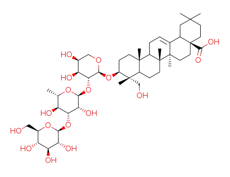 Molecular Structure of 128730-82-5 (kalopanax saponin H)