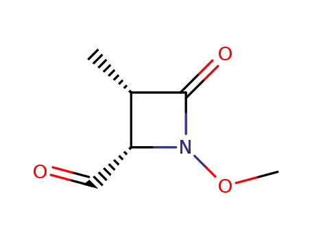 2-아제티딘카르복스알데히드, 1-메톡시-3-메틸-4-옥소-, (2S-cis)-(9CI)
