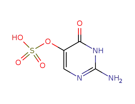 Molecular Structure of 118019-45-7 (sulfuric acid mono-(2-amino-6-oxo-1,6-dihydro-pyrimidin-5-yl ester))