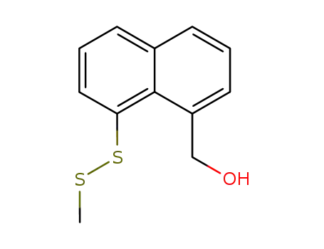 8-(hydroxymethyl)-1-naphthyl methyl disulfide
