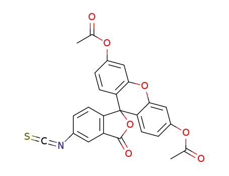 Molecular Structure of 118378-76-0 (FLUORESCEIN-5-ISOTHIOCYANATE DIACETATE)