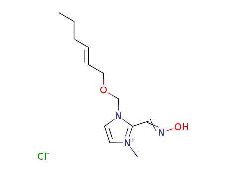 1H-Imidazolium,1-[(2-hexenyloxy)methyl]-2-[(hydroxyimino)methyl]-3-methyl-, chloride, ( ,E)-(9CI)