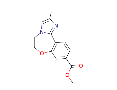 IMidazo[1,2-d][1,4]benzoxazepine-9-carboxylic acid, 5,6-dihydro-2-iodo-, Methyl ester