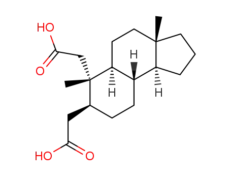 Molecular Structure of 1043-16-9 (2.3-seco-5α-androstanedioic acid-(2.3))