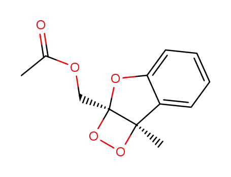 (7b-methyl[1,2]dioxeto[3,4-b][1]benzofuran-2a(7bH)-yl)methyl acetate