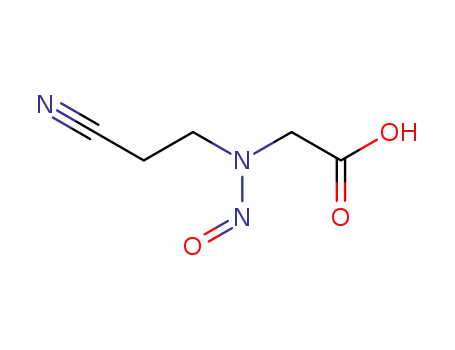 N-Nitroso-N-(2-cyan-ethyl)-glycin