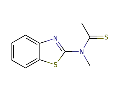 Ethanethioamide, N-2-benzothiazolyl-N-methyl- (9CI)