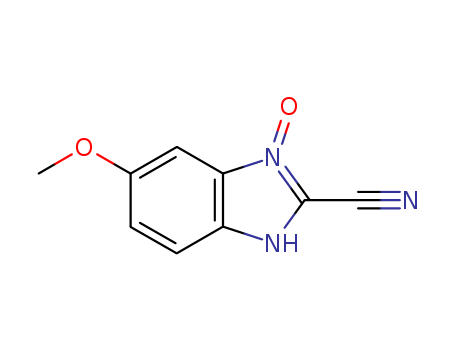 1H-Benzimidazole-2-carbonitrile,5-methoxy-, 3-oxide