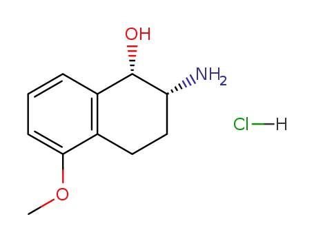 Molecular Structure of 118645-18-4 (2-AMINO-5-METHOXY-1,2,3,4-TETRAHYDRO-NAPHTHALEN-1-OL HYDROCHLORIDE)