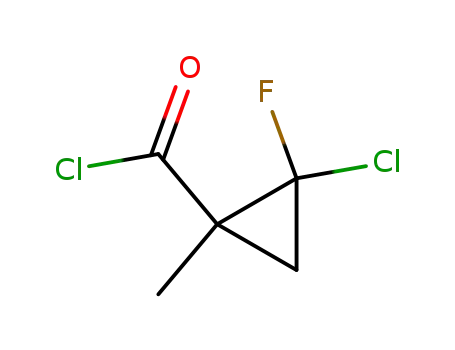 Cyclopropanecarbonyl chloride, 2-chloro-2-fluoro-1-methyl- (9CI)