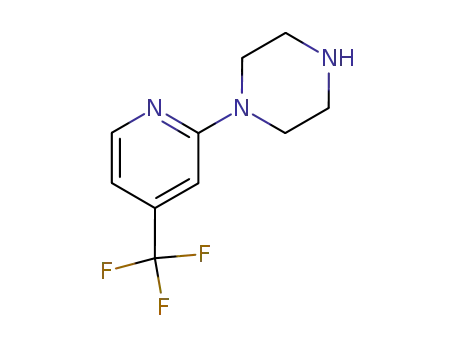 Molecular Structure of 118708-88-6 (1-(4-Trifluoromethyl-pyridin-2-yl)-piperazine)