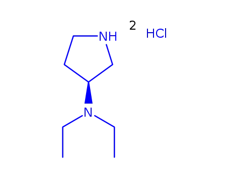 Molecular Structure of 20984-82-1 (3-(Diethylamino)pyrrolidine)