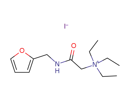 Molecular Structure of 96731-89-4 (triethyl-(furfurylcarbamoyl-methyl)-ammonium; iodide)