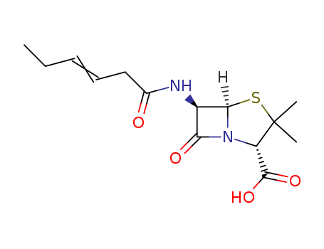 (2S,5R,6R)-6-[[(E)-hex-3-enoyl]amino]-3,3-dimethyl-7-oxo-4-thia-1-azabicyclo[3.2.0]heptane-2-carboxylic acid