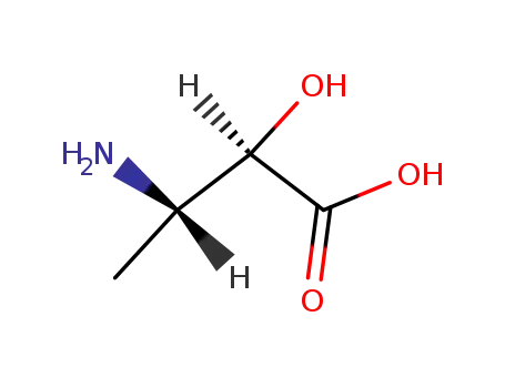 Molecular Structure of 70671-47-5 ((2R,3S)-3-amino-2-hydroxybutanoic acid)