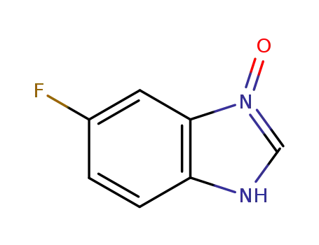 1H-벤즈이미다졸,5-플루오로-,3-옥사이드(9CI)