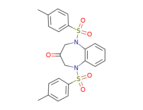 1,2,4,5-Tetrahydro-1,5-bis[(4-methylphenyl)sulfonyl]-3H-1,5-benzodiazepin-3-one