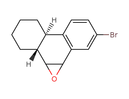8-Bromo-1a,1b,2,3,4,5,5a,9b-octahydro-phenanthro(9,10-b)oxirene, (1aalpha,1bbeta,5aalpha,9balpha)-