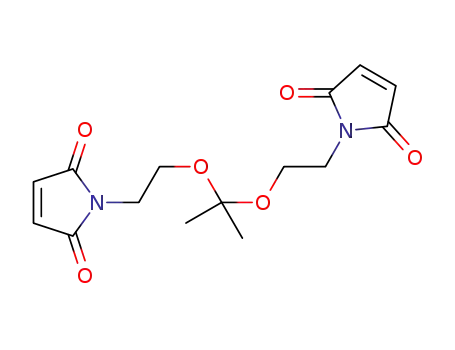 Molecular Structure of 118377-62-1 (2,2-BIS(N-MALEIMIDOETHYLOXY)PROPANE)