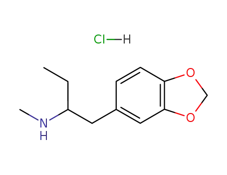 ((±))-N-메틸-1-(3,4-메틸렌디옥시페닐)-2-부틸아민 염산염(MBDB)