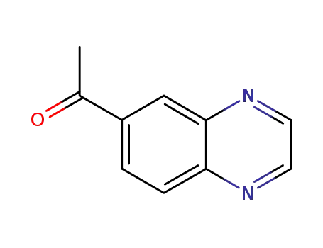 Molecular Structure of 83570-42-7 (Ethanone, 1-(6-quinoxalinyl)- (9CI))