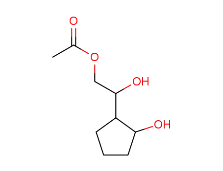 Acetic acid 2-hydroxy-2-(2-hydroxy-cyclopentyl)-ethyl ester