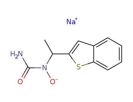 Molecular Structure of 118569-21-4 (Zileuton (sodiuM))