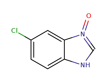 Molecular Structure of 118807-94-6 (1H-Benzimidazole,5-chloro-,3-oxide(9CI))