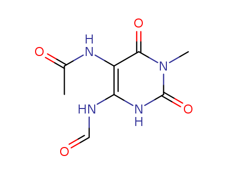 Acetamide,N-[4-(formylamino)-1,2,3,6-tetrahydro-1-methyl-2,6-dioxo-5-pyrimidinyl]-