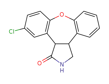 11-chloro-2,3,3a,12b-tetrahydro-1H-dibenz[2,3:6,7]oxepino[4,5-c]pyrrol-1-one