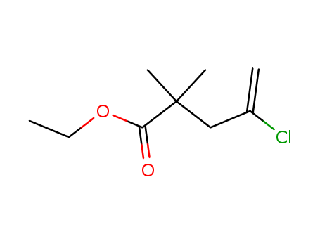 4-Pentenoic acid, 4-chloro-2,2-dimethyl- ethyl ester