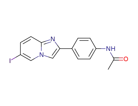 N-[4-(6-iodoimidazo[1,2-a]pyridin-2-yl)phenyl]acetamide